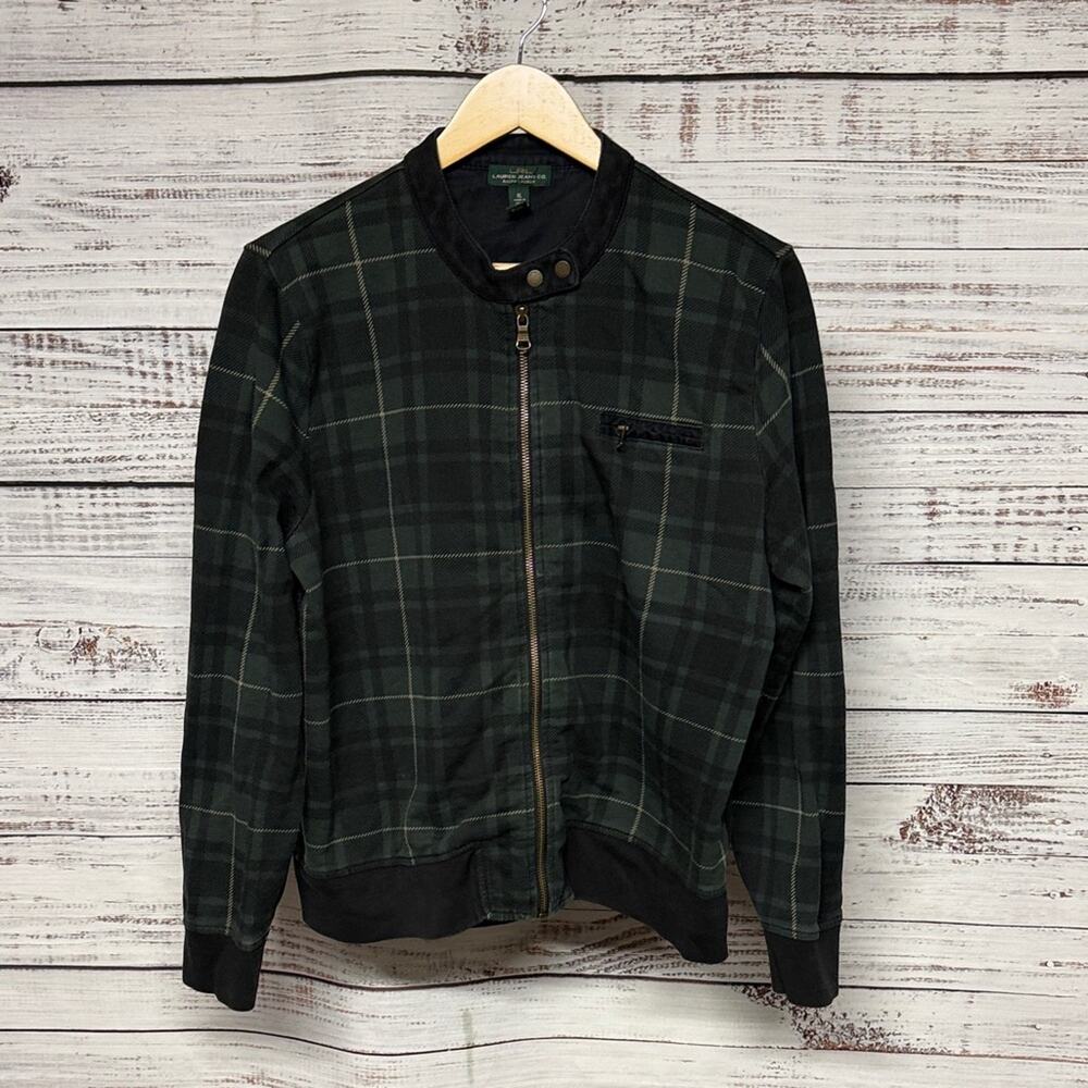 Lauren Ralph Lauren Plaid Women's Jacket XL Green